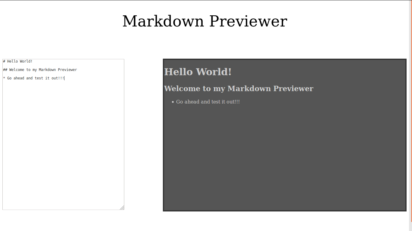 Markdown-Previewer