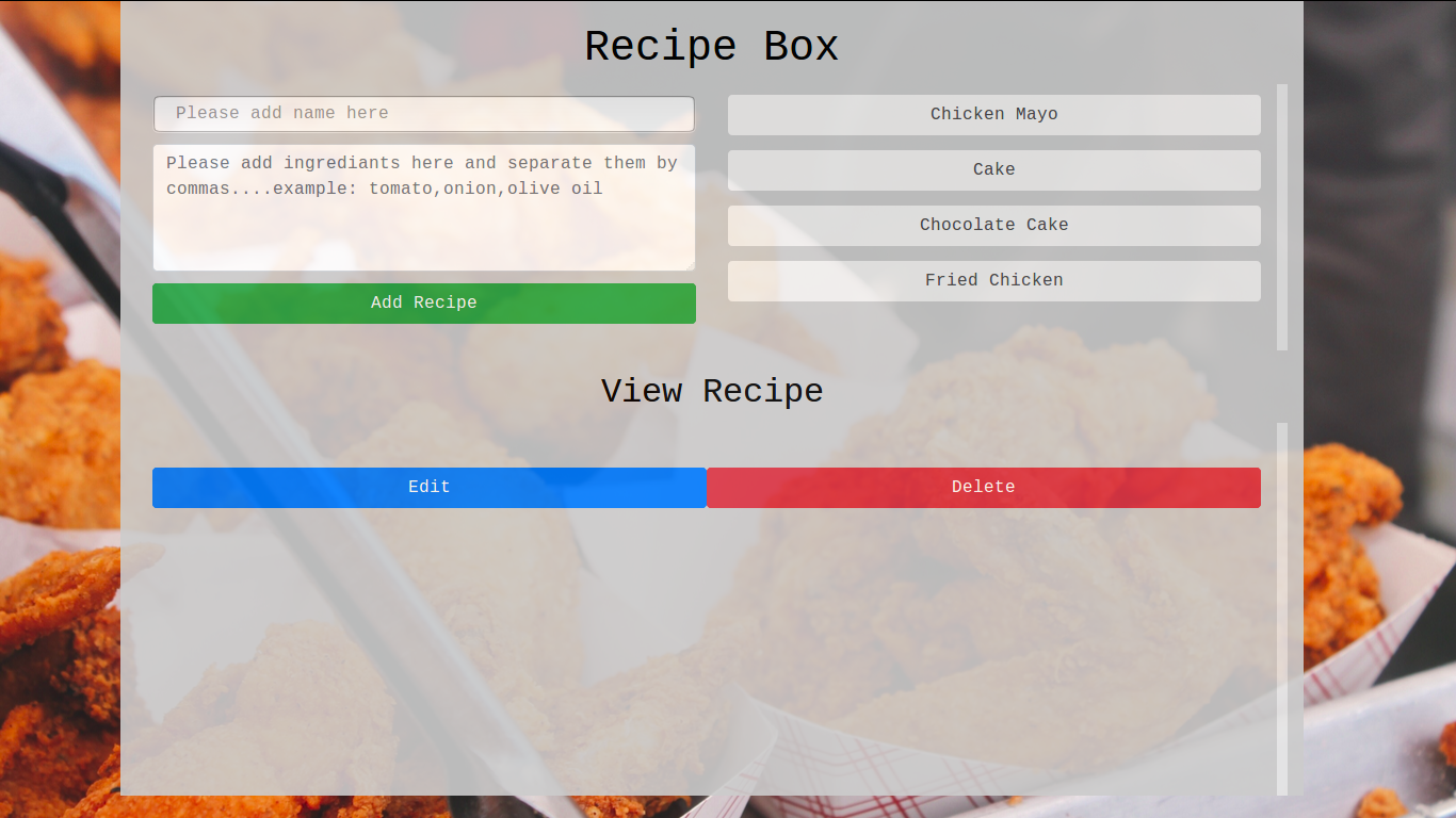 Recipe-Box